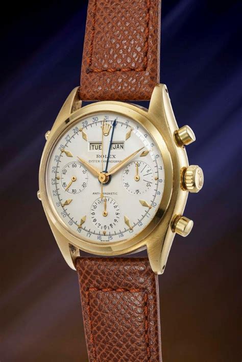 Eric Clapton’s golden Rolex chronograph heads to auction